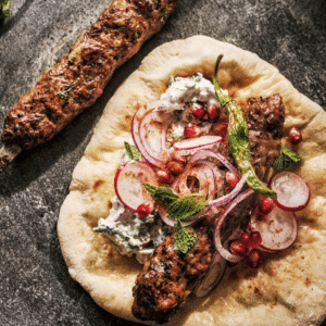 Lamb Shish Kebab Naan Wrap