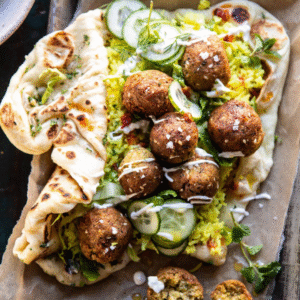 Original Falafel naan wrap