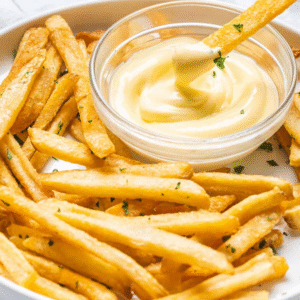 Chips and Garlic Mayo